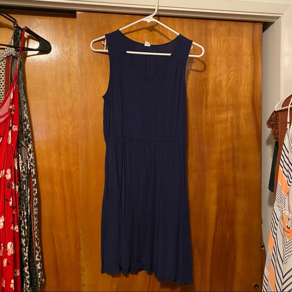 Closet clean out!!! Navy Blue Dress, worn once